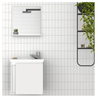 Kit Gabinete Cozimax Onix 40 cm Branco