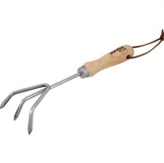 Ancinho vonder 3 dentes jardim inox plus 