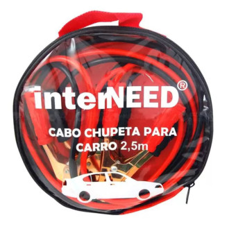 Cabo Chupeta Para Bateria De Carro 2,5M - Interneed