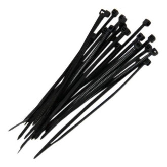 Abraçadeira nylon natural 3.6X140 20 unidades Bemfixa