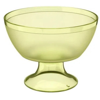 Taça de Sobremesa Luna Cristal 300 ml Amarela OU
