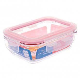 Pote vidro com tampa hermético 370ml Invicta