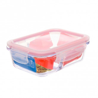 Pote vidro com tampa hermético 640ml Invicta