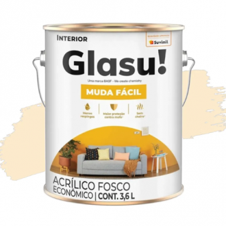 Tinta Glasu Muda Fácil Fosco Palha 3.6L