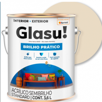 Tinta Glasu Brilho Prático Semibrilho Areia 3.6 Litros