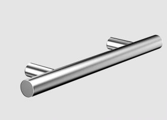 Puxador soprano dísia redondo inox ecovado 96MM NIQ