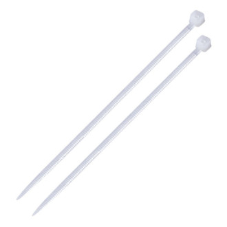 Abraçadeira de nylon Natural 2.5x10cm com 100 unidades Bemfixa
