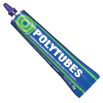 Adesivo polytubes para tubos de PVC 75g  Pulvitec