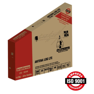 Antena Externa Log14 DBI Com 10 Elementos Brasforma