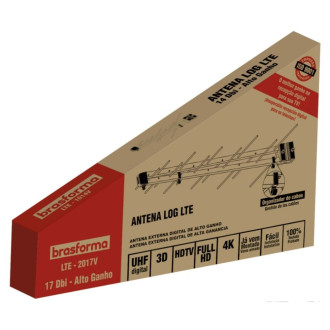 Antena Externa Log 17 DBI 20 Elementos Brasforma