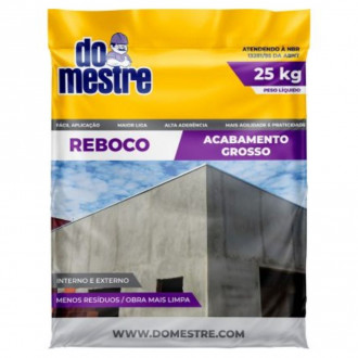 ARGAMASSA REBOCO EXTERNO 25KG DOMESTRE