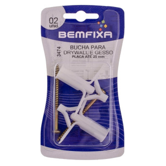 Bucha Frog Com Parafuso Para Chapa 25MM Com 2 Unidades  Bem fixa