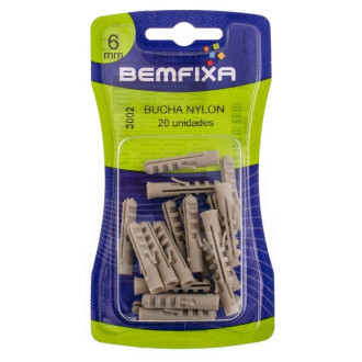 Bucha Nylon 8 Com 10 Unidades Bemfixa