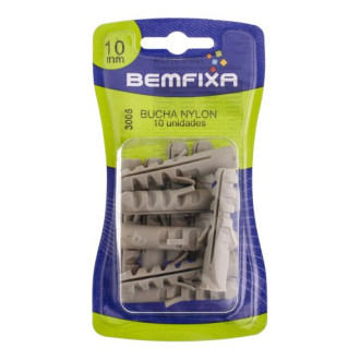 Bucha Nylon 10 Com 10 Unidades Bemfixa