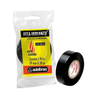 Fita isolante 570 antichama 19mmx10m Adelbras