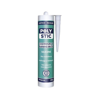 Silicone polystic CB incolor 250g Pulvitec