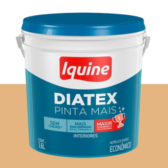 Tinta Diatex Acrílico Fosco Cromo 3,6L Iquine