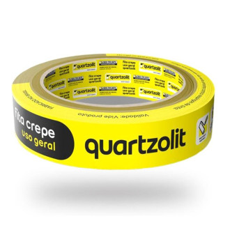 Fita Crepe 18mmx50m de Uso Geral Quartzolit