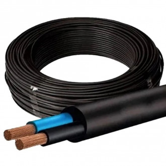 Cabo PP 2X1.5 1KV 1M Preto Prysmian