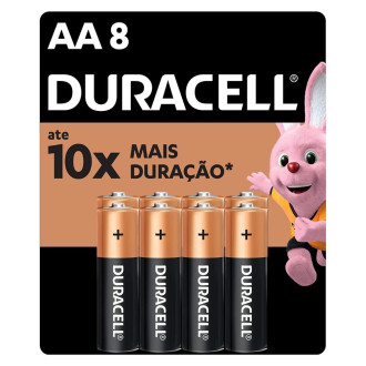 Pilha alcalina AA com 4 unidades Duracell