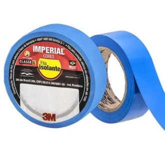 Fita Isolante Imperial 18X10M Azul 3M
