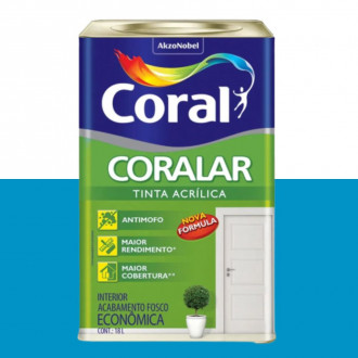 Tinta Coral Coralar Acrílico Oceano 18L