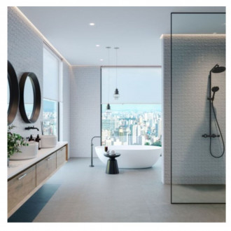 Porcel Biancog 90X90 Cemento Graf A