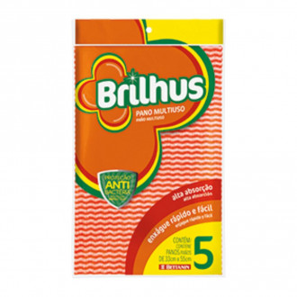 Pano brilhus multiuso almofadado laranja Bettanin
