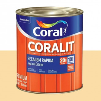 Esmalte Coralit Secagem Rápida Marfim 900ml Coral