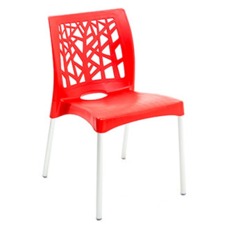 Cadeira Forte Plástico Vermelho Nature