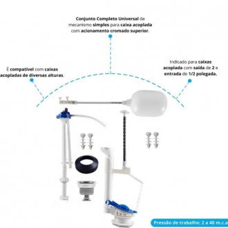 Mecanismo Universal Superior Completo Astra 