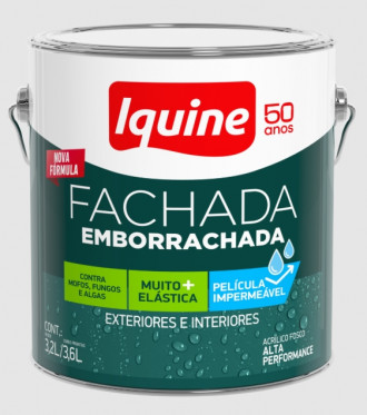 Tinta Iquine Fachada Emborrachada Branco 3.6L