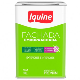 Tinta Iquine Fachada Emborrachada Branco 18L