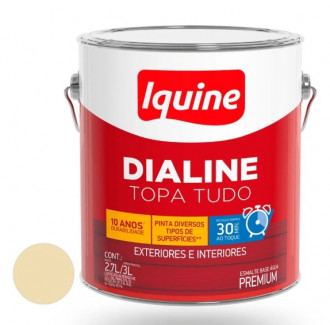 Esmalte Iquine Dialine Topa Tudo Alto Brilho Marfim 3.0L