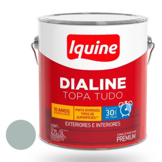 Esmalte Iquine Dialine Topa Tudo Alto Brilho Platina 3.0L