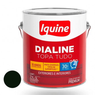 Esmalte Iquine Dialine Topa Tudo Alto Brilho Preto 3.0L
