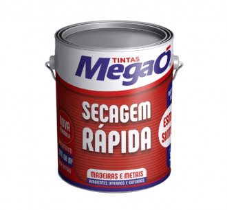 Esmalte Megaó Secagem Rápida Alto Brilho Verde Folha 3.0L