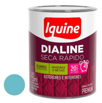 Esmalte Iquine Dialine Seca Rápido Alto Brilho Azul Celeste 0.75L