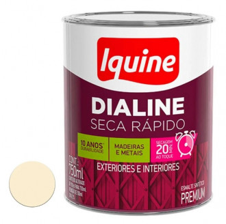 Esmalte Iquine Dialine Seca Rápido Alto Brilho Pérola 0.75L
