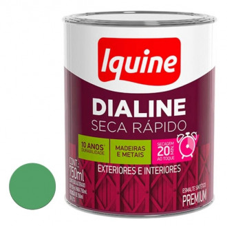  Esmalte Iquine Dialine Seca Rápido Alto Brilho Verde Nilo 0.75L