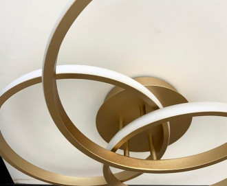 Luminária Nitrolux Selene 002D Dourado 45W 4000K
