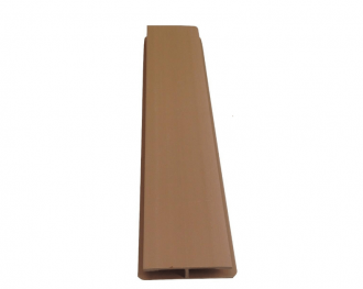 Perfil Perfilplast H Emenda PVC Carvalho 6m