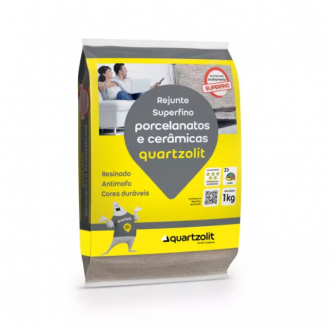 Rejunte Quartzolit Porcelanato Cinza Outono 1kg