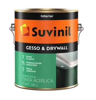 Tinta Suvinil Direto Sobre Gesso Drywall 3.6L