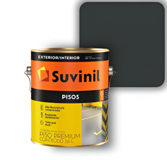 Tinta Suvinil Piso Fosco Preto 3.6L