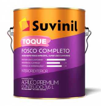 Tinta Suvinil Toque Fosco Completo Branco 3.6L