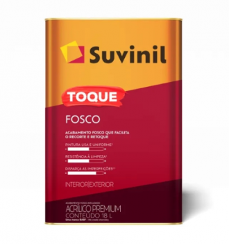 Tinta Suvinil Toque Fosco Branco Neve 18L