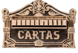 Porta Carta LGMAIS Craquelado Dourado 03