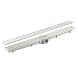 Ralo LGMAIS Linear com Grelha Inox 5x50
