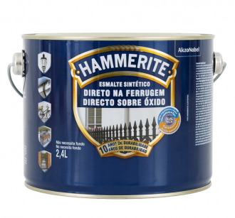 Esmalte Coral Hammerite Brilhante Branco 2.4L